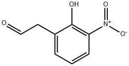 2-(2-hydroxy-3-nitrophenyl)acetaldehyde Struktur