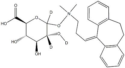 AMitriptyline-N-Glucuronide-d3 Struktur