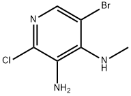 5-BroMo-2-chloro-N4-Methyl-pyridine-3,4-diaMine Struktur