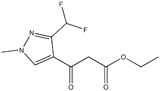 ethyl 3-(3-(difluoroMethyl)-1-Methyl-1H-pyrazol-4-yl)-3-oxopropanoate Struktur