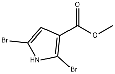 Methyl 2,5-dibroMo-1H-pyrrole-3-carboxylate Struktur