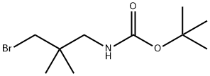 tert-butyl (3-broMo-2,2-diMethylpropyl)carbaMate Struktur