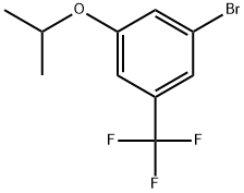 1-broMo-3-isopropoxy-5-(trifluoroMethyl)benzene Struktur