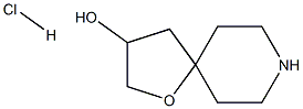 1-oxa-8-azaspiro[4.5]decan-3-ol hydrochloride Struktur