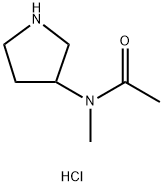 N-Methyl-N-(pyrrolidin-3-yl)acetaMide hydrochloride Struktur