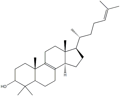 4,4-diMethyl-cholest-8(9),24-dien-3-ol Struktur