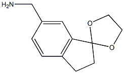 (2',3'-dihydrospiro[[1,3]dioxolane-2,1'-inden]-6'-yl)MethanaMine Struktur