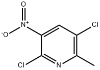 2,5-Dichloro-6-Methyl-3-nitropyridine Struktur