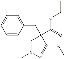 2-Benzyl-2-((diMethylaMino)Methyl)Malonic Acid Diethyl Ester Struktur