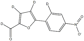 5-(4-Nitrophenyl)furfural-d4 Struktur