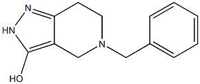 5-Benzyl-4,5,6,7-tetrahydro-2H-pyrazolo[4,3-c]pyridin-3-ol Struktur