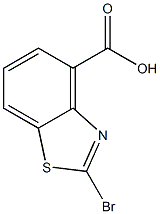 2-BroMo-benzothiazole-4-carboxylic acid Struktur