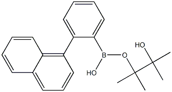 2-(1-Naphthyl)phenylboronic acid pinacol ester Struktur