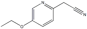 2-(5-ethoxypyridin-2-yl)acetonitrile Struktur