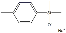 SODIUM (4-METHYLPHENYL)DIMETHYLSILANOLATE, 2M in tetrahydrofuran Struktur