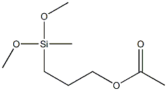 3-ACETOXYPROPYLMETHYLDIMETHOXYSILANE Struktur