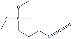 3-ISOCYANATOPROPYLMETHYLDIMETHOXYSILANE, tech-95 Struktur