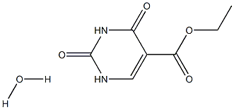 5-Carbethoxyuracil Hydrate Struktur