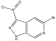 5-broMo-3-nitro-1H-pyrazolo[3,4-c]pyridine Struktur