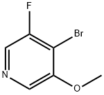 4-BROMO-3-FLUORO-5-METHOXYPYRIDINE Struktur