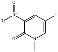 5-Fluoro-1-Methyl-3-nitropyridin-2(1H)-one Struktur