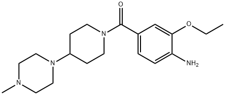 (4-aMino-3-ethoxyphenyl)(4-(4-Methylpiperazin-1-yl)piperidin-1-yl)Methanone Struktur