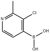 3-chloro-2-Methylpyridin-4-ylboronic acid Struktur