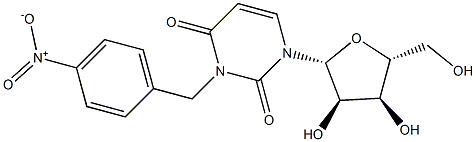 N3-(4-Nitrobenzyl)uridine Struktur