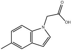 2-(5-Methyl-1H-indol-1-yl)acetic acid Struktur