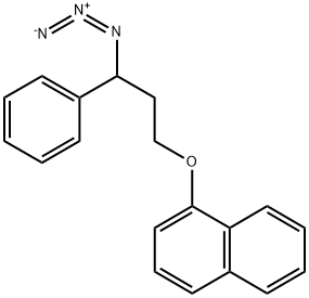 1-(3-Azido-3-phenylpropoxy)naphthalene Struktur