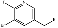 3-broMo-5-(broMoMethyl)-2-fluoropyridine Struktur