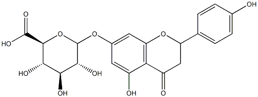 Naringenin-7-O-glucuronide Struktur