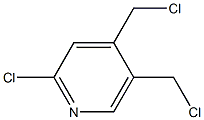 2-chloro-4,5-bis(chloroMethyl)pyridine Struktur