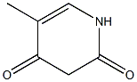 5-Methylpyridine-2,4-dione Struktur