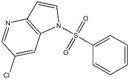 1-(Phenylsulphonyl)-6-chloro-4-azaindole Struktur