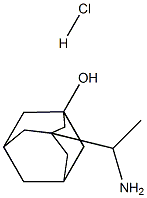 3-(1-aMinoethyl)-1-adaMantanol hydrochloride Struktur