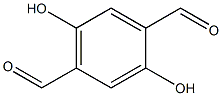 2,5-dihydroxyterephthalaldehyde Struktur