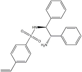 N-((1S,2S)-2-AMino-1,2-diphenylethyl)-4-vinylbenzensulfonaMide Struktur