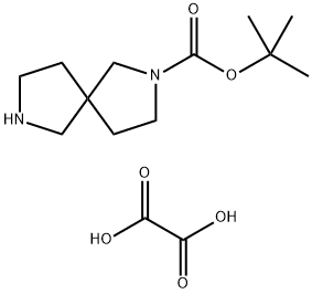 tert-butyl 2,7-diazaspiro[4.4]nonane-2-carboxylate oxalate Struktur