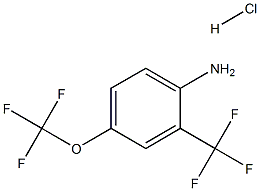 4-(TrifluoroMethoxy)-2-(trifluoroMethyl)aniline hydrochloride Struktur