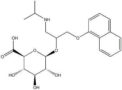 (R)-Propranolol Glucuronide Struktur