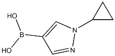 1-Cyclopropyl-1H-pyrazole-4-boronic acid Struktur