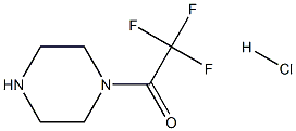 2,2,2-trifluoro-1-(piperazin-1-yl)ethanone hydrochloride Struktur