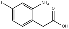 2-(2-aMino-4-fluorophenyl)acetic acid Struktur