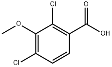 2,4-Dichloro-3-Methoxybenzoic acid Struktur