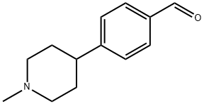 4-(1-Methyl-piperidin-4-yl)-benzaldehyde Struktur