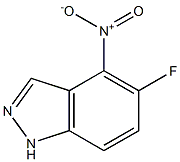 5-Fluoro-4-nitro-1H-indazole Struktur