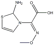 2-(2-AMinothiazol-yl)-2--MethoxyiMino-acetic acid Struktur