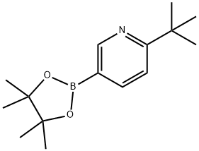 6-(TERT-BUTYL)PYRIDINE-3-BORONIC ACID PINACOL ESTER Struktur