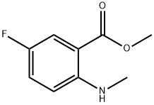 Methyl 5-fluoro-2-(MethylaMino)benzoate Struktur